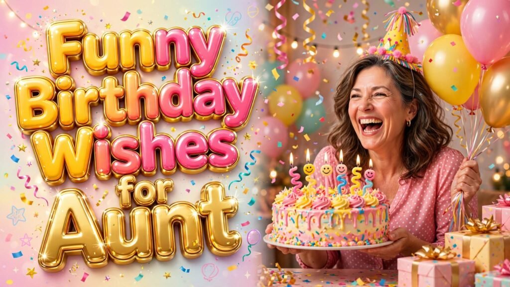 Funny Birthday Wishes for Aunt (Seo)