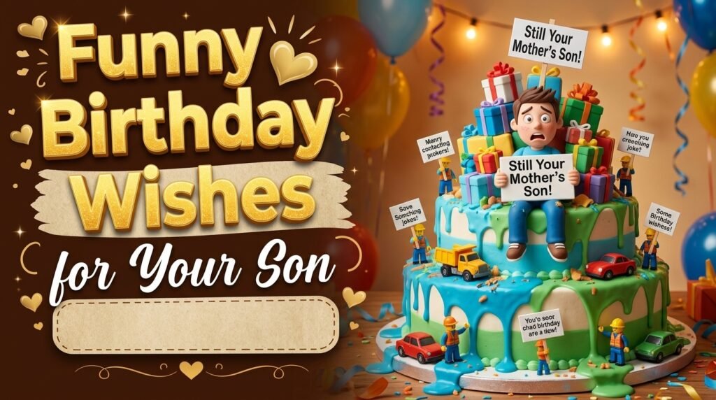 Funny Birthday Wishes for Your Son