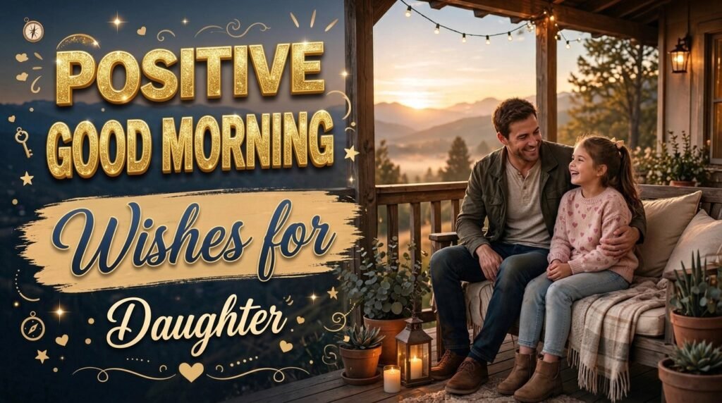 Positive Good Morning Wishes for Daughter