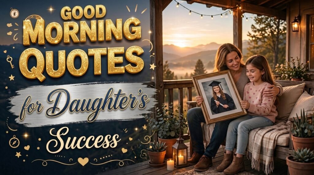 Good Morning Quotes for Daughter's Success