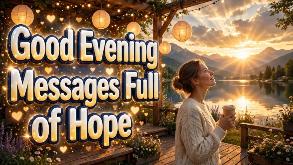 Good Evening Messages Full of Hope