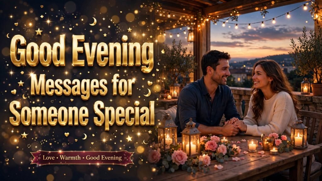 Good Evening Messages for Someone Special