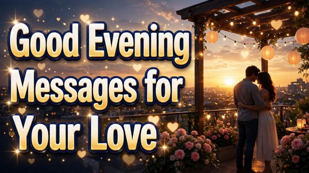 Good Evening Messages for Your Love