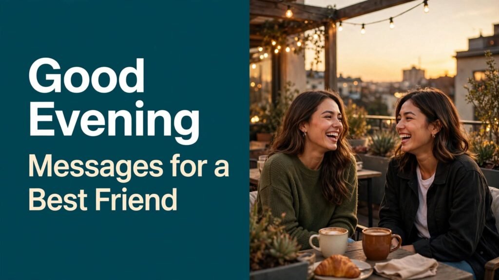 Good Evening Messages for a Best Friend (Seo)