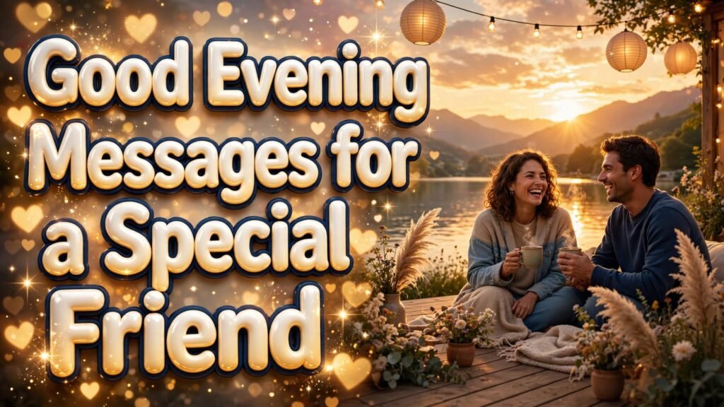 Good Evening Messages for a Special Friend