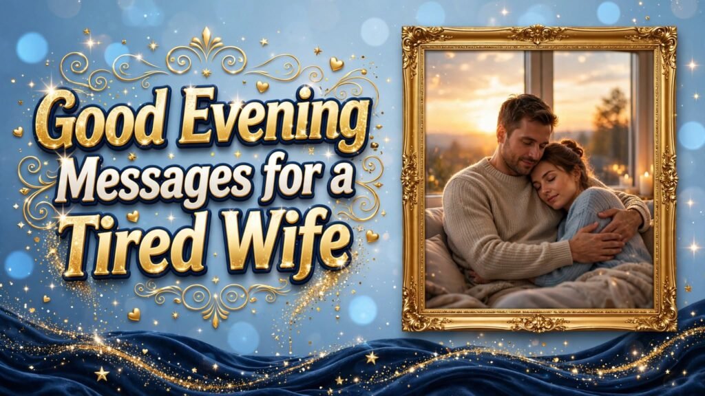 Good Evening Messages for a Tired Wife (Seo)