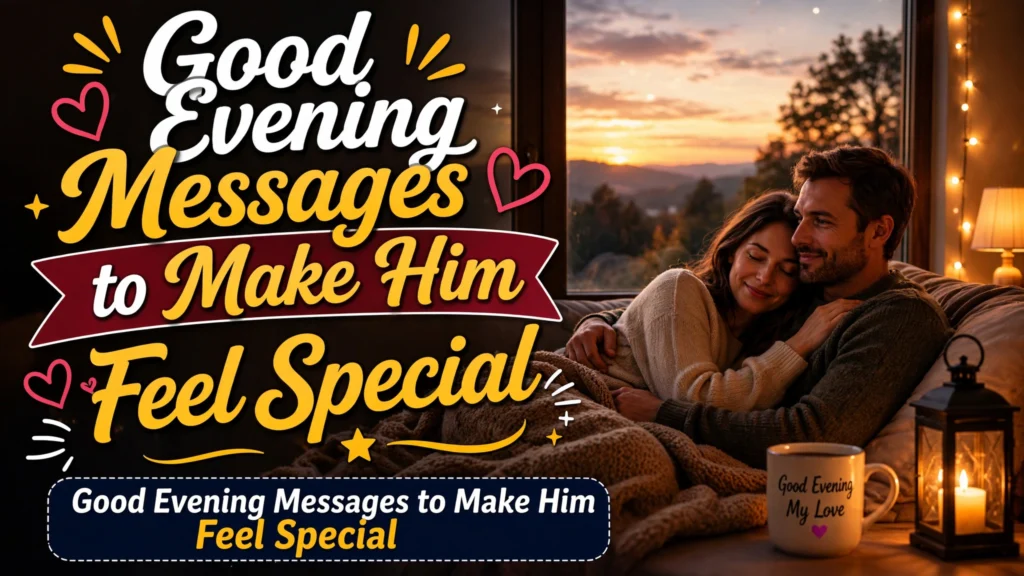 Good Evening Messages to Make Him Feel Special