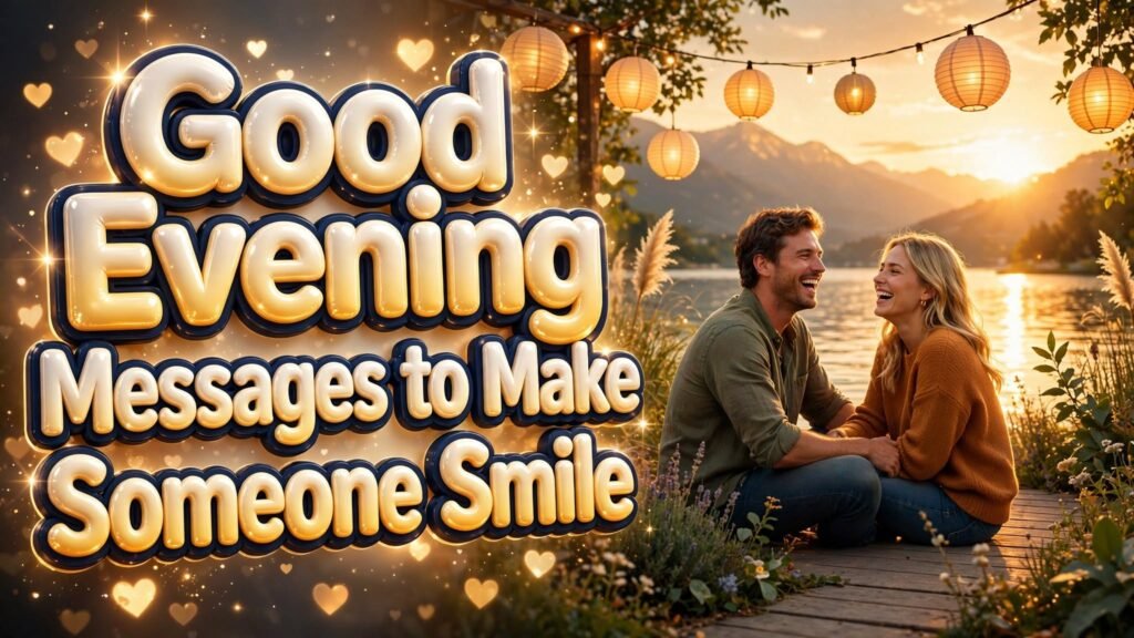 Good Evening Messages to Make Someone Smile