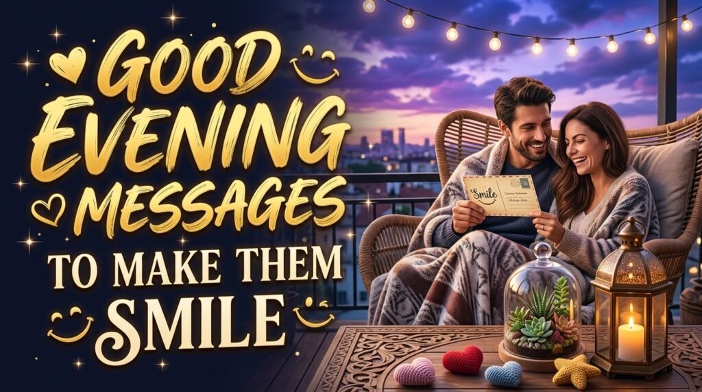 Good Evening Messages to Make Them Smile