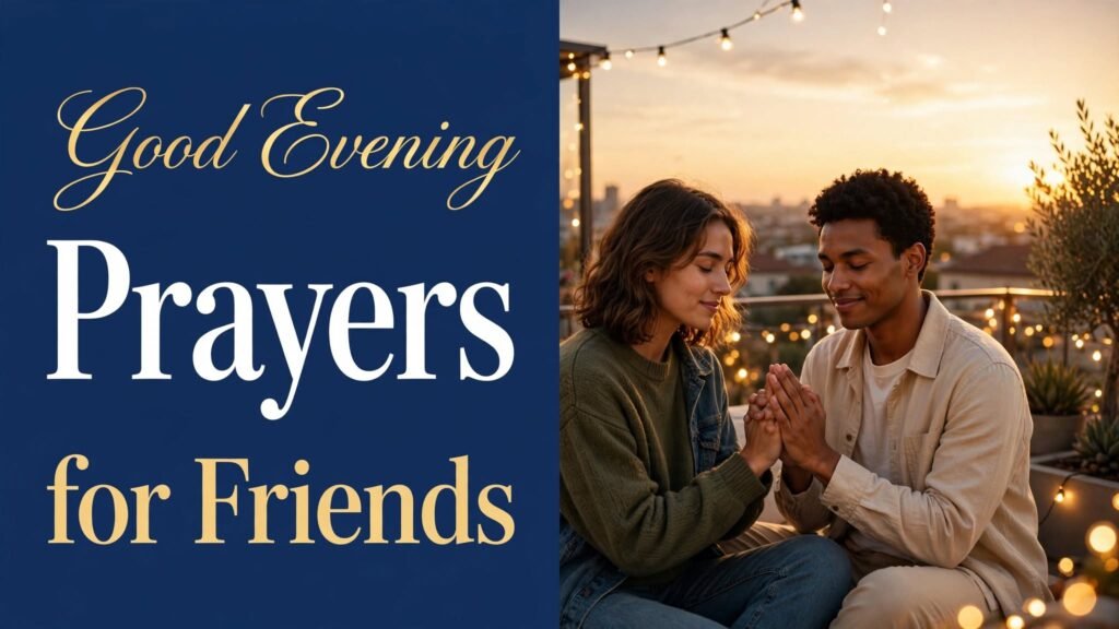 Good Evening Prayers for Friends (Seo)