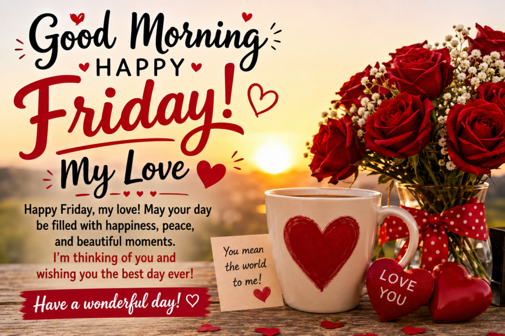 Good Morning Happy Friday My Love Messages