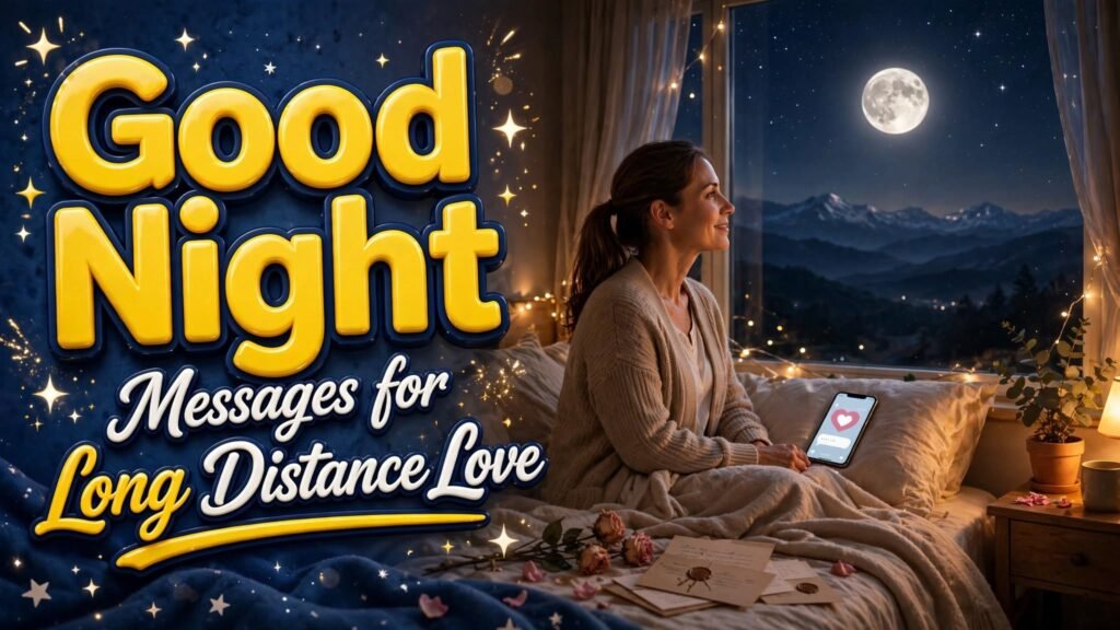 Good Night Messages for Long Distance Love