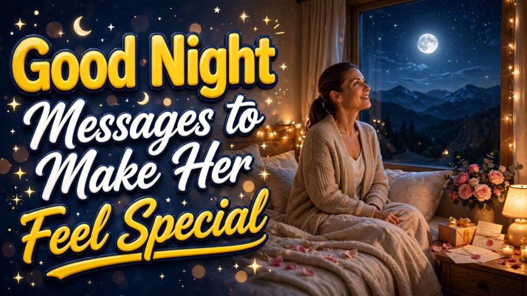 Good Night Messages to Make Her Feel Special
