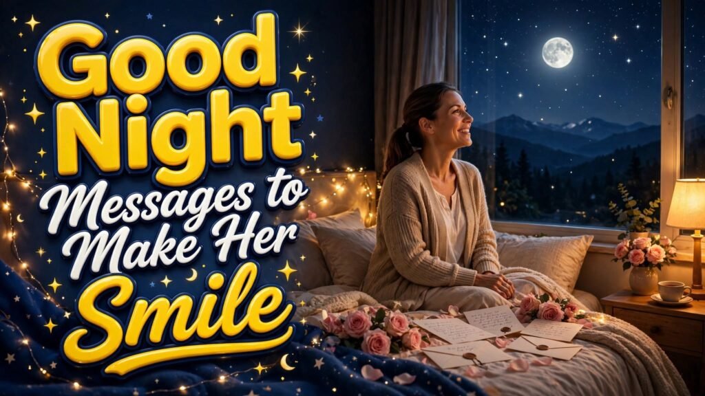 Good Night Messages to Make Her Smile