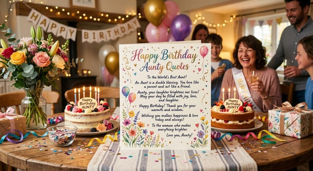 Happy Birthday Aunty Quotes