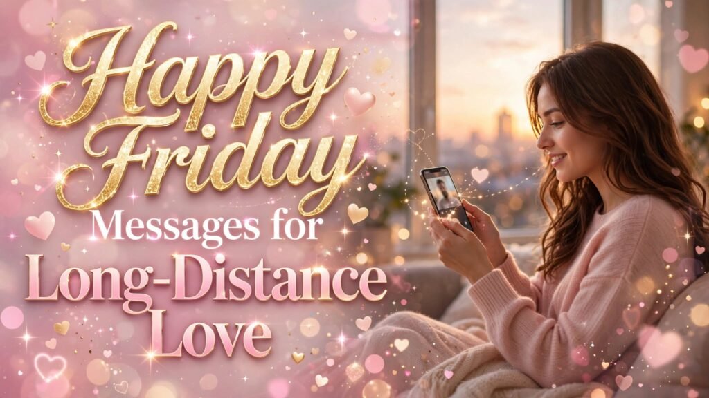 Happy Friday Messages for Long-Distance Love (Seo)