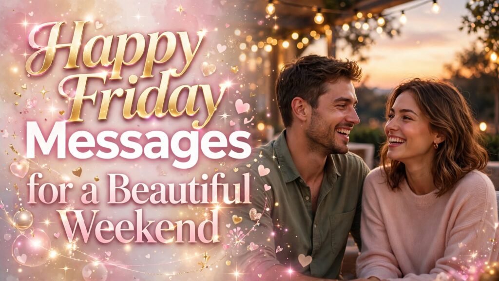 Happy Friday Messages for a Beautiful Weekend (Seo)