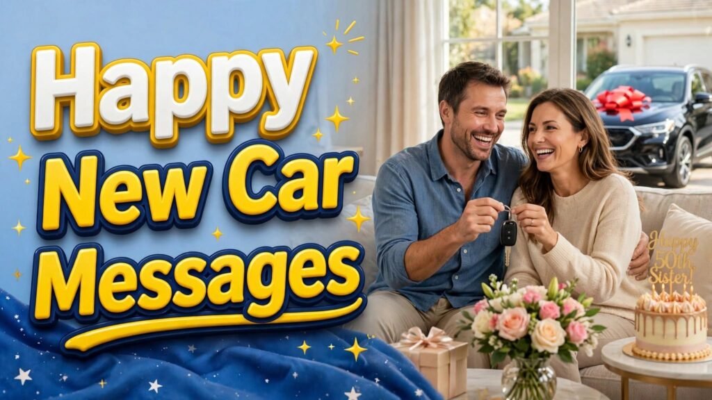 Happy New Car Messages