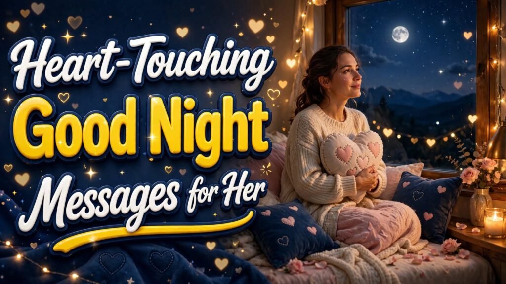 Heart-Touching Good Night Messages for Her