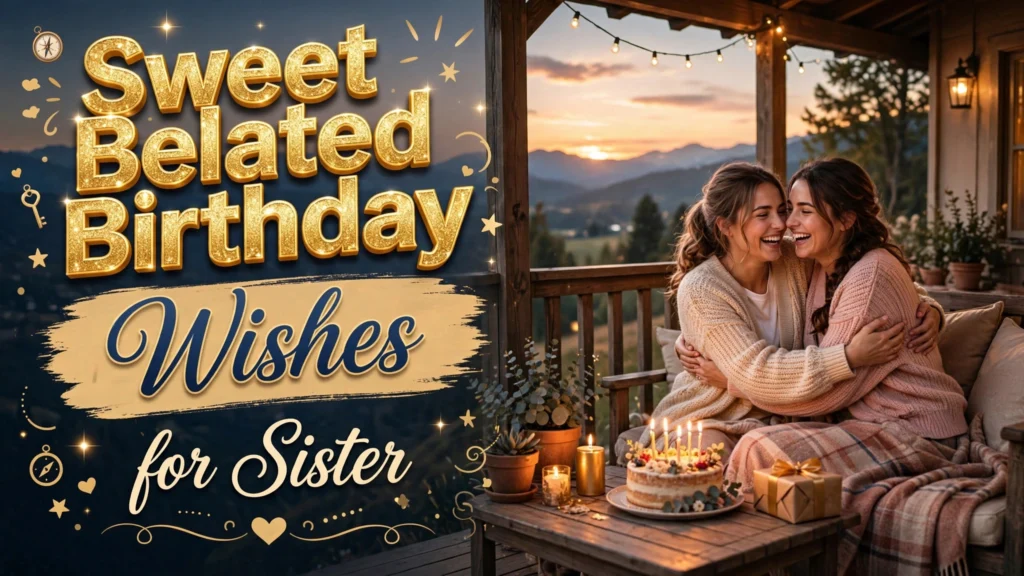 Heartfelt Belated Birthday Messages for Sister