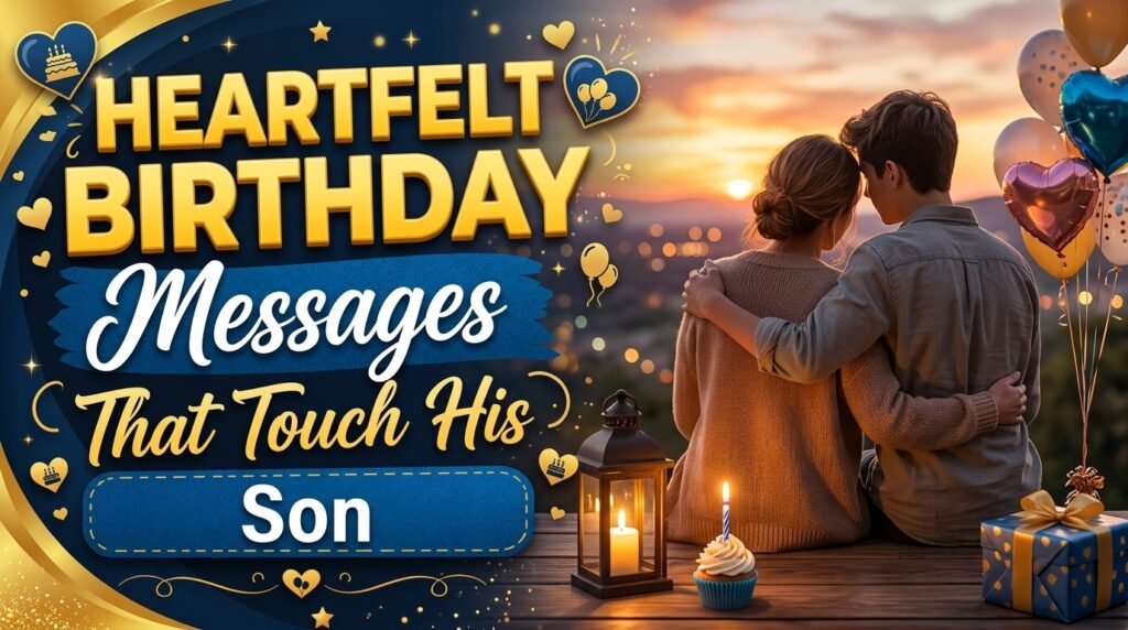 Heartfelt Birthday Wishes for Son