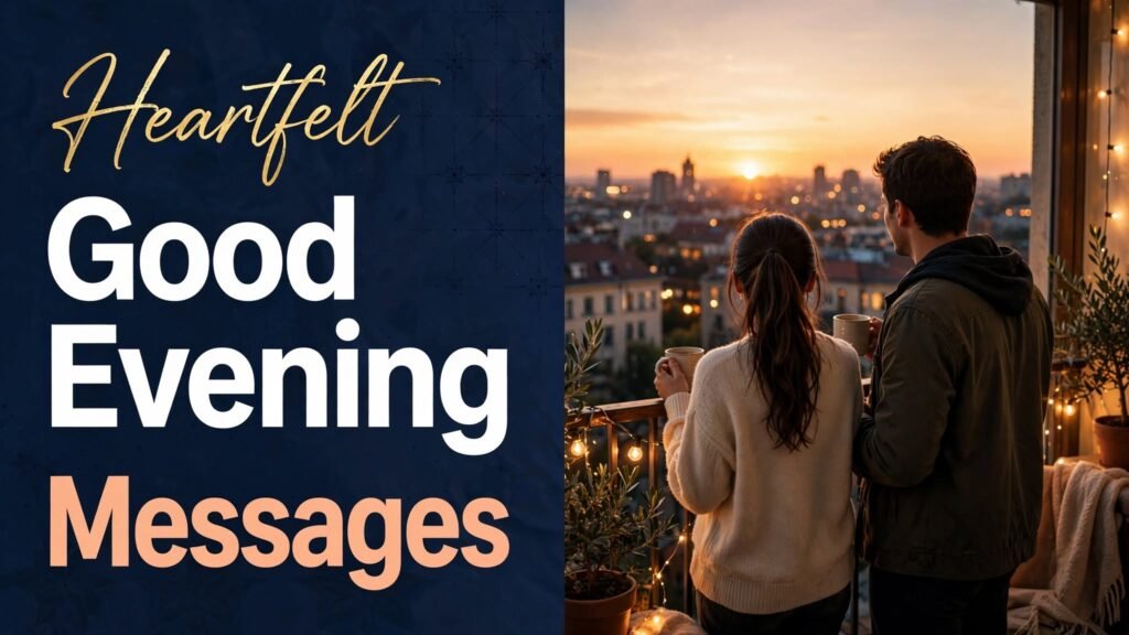 Heartfelt Good Evening Messages (Seo)