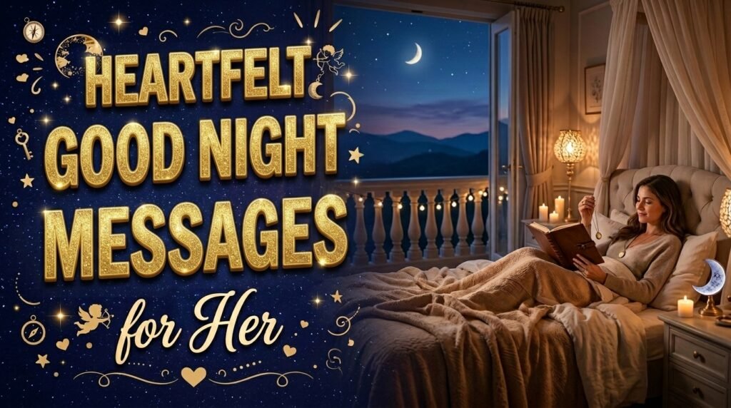 Heartfelt Good Night Messages for Her