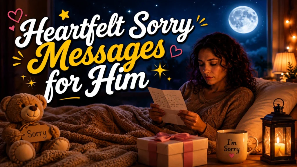 Heartfelt Sorry Messages for Him