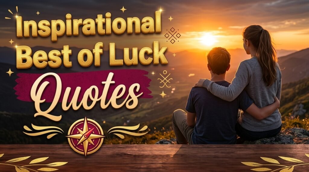 Inspirational Best of Luck Quotes