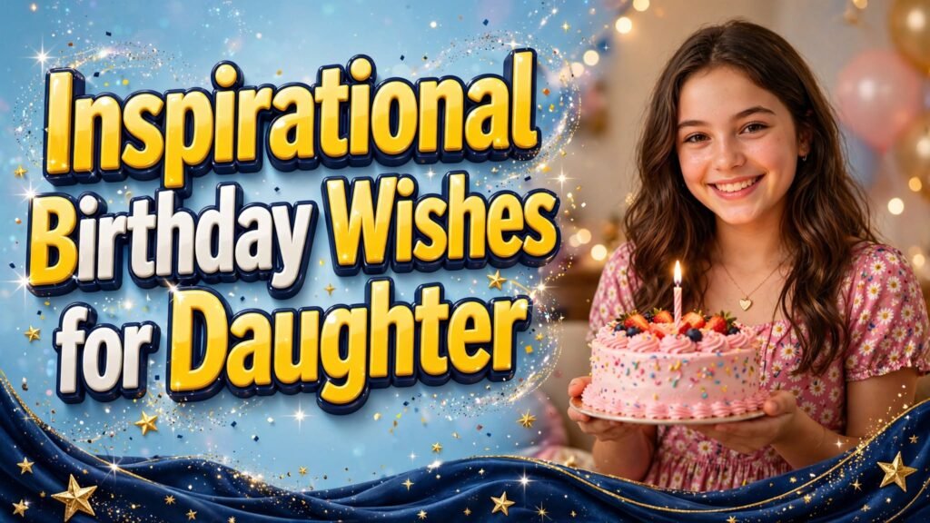 Inspirational Birthday Wishes for Daughter
