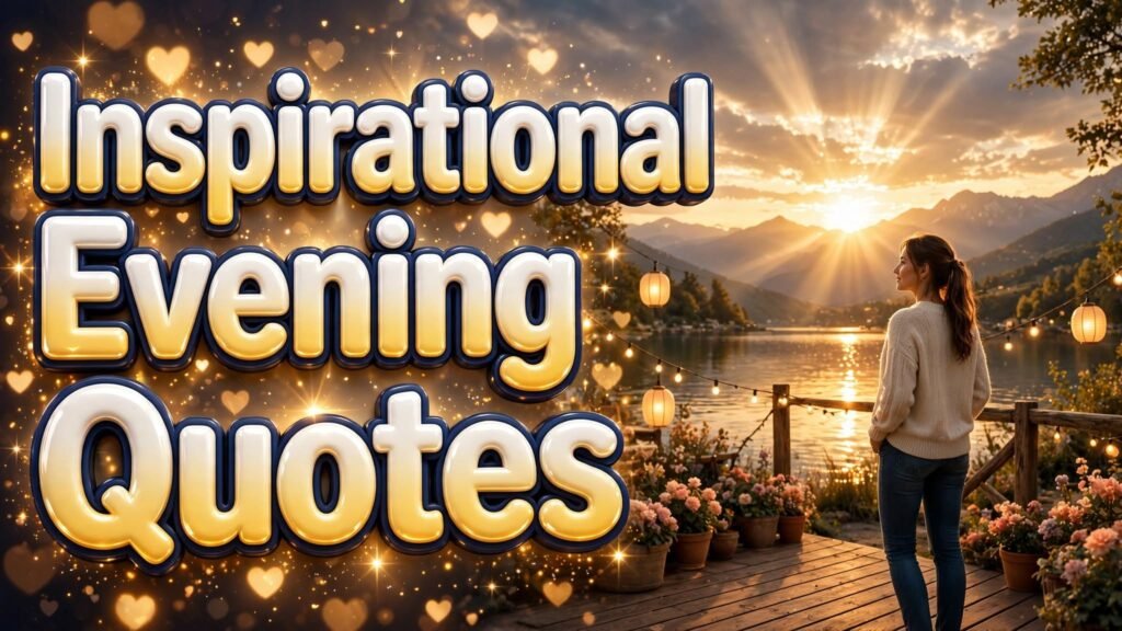 Inspirational Evening Quotes (Seo)