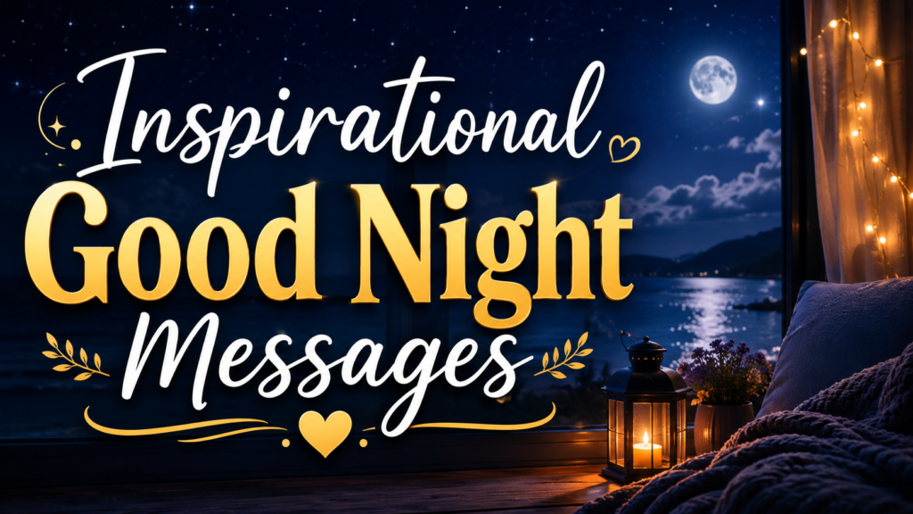 Inspirational Good Night Messages