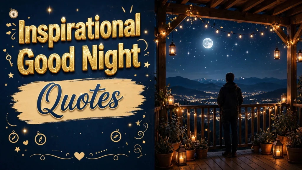 Inspirational Good Night Quotes