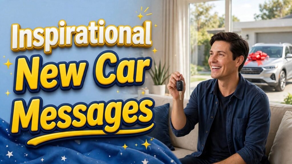 Inspirational New Car Messages