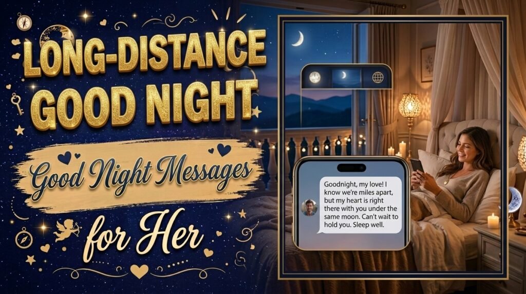 Long-Distance Good Night Messages for Her