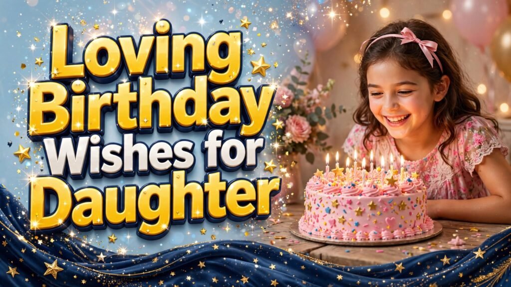 Loving Birthday Wishes for Daughter