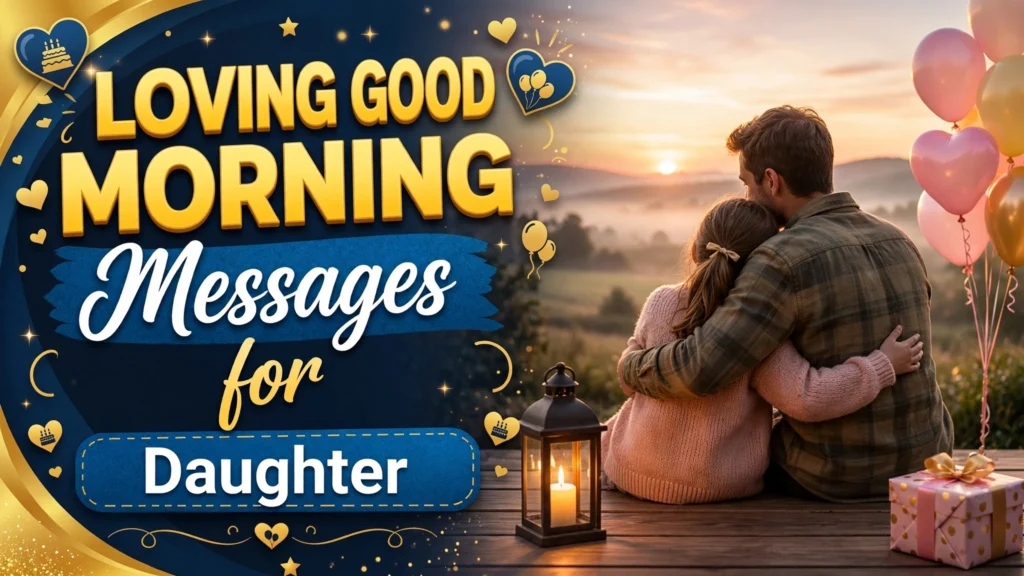 Loving Good Morning Messages for Daughter