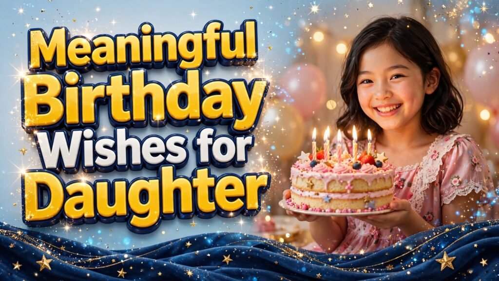 Meaningful Birthday Wishes for Daughter