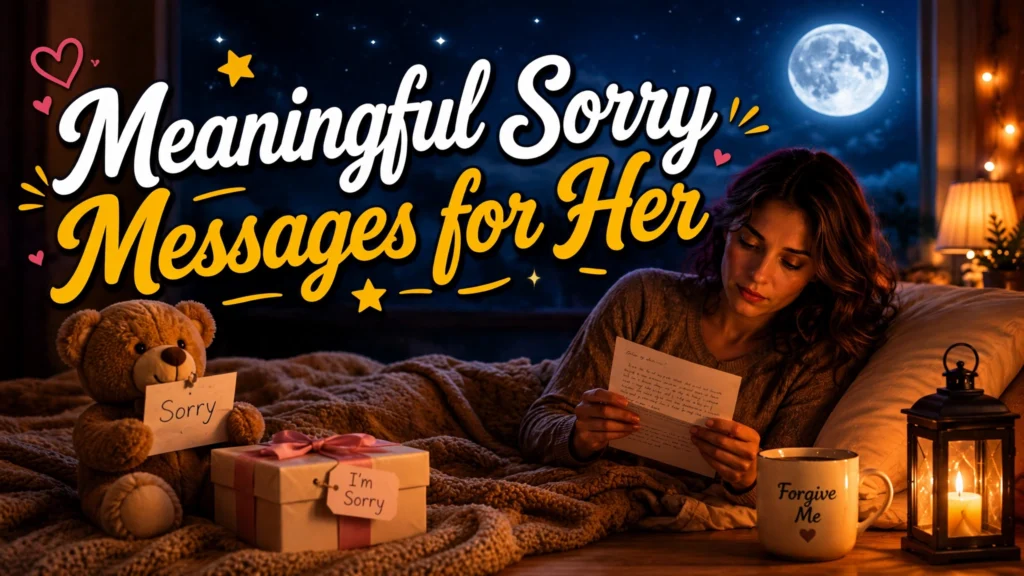 Meaningful Sorry Messages for Her