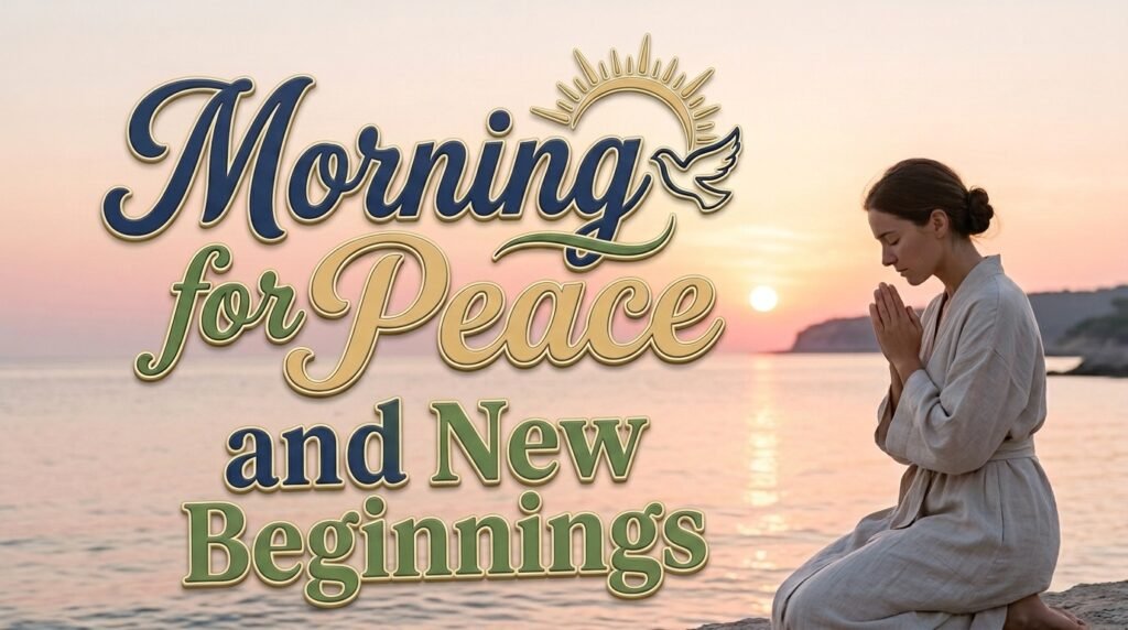 Morning Prayer for Hope and New Beginnings