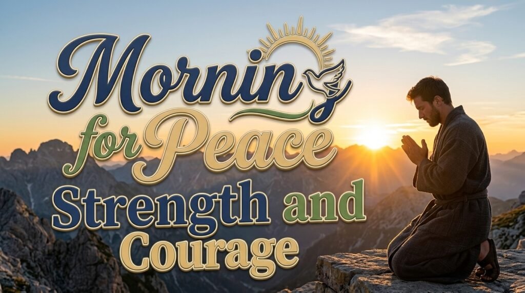 Morning Prayer for Strength and Courage