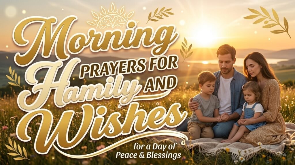 Morning Prayers for Family and Loved Ones