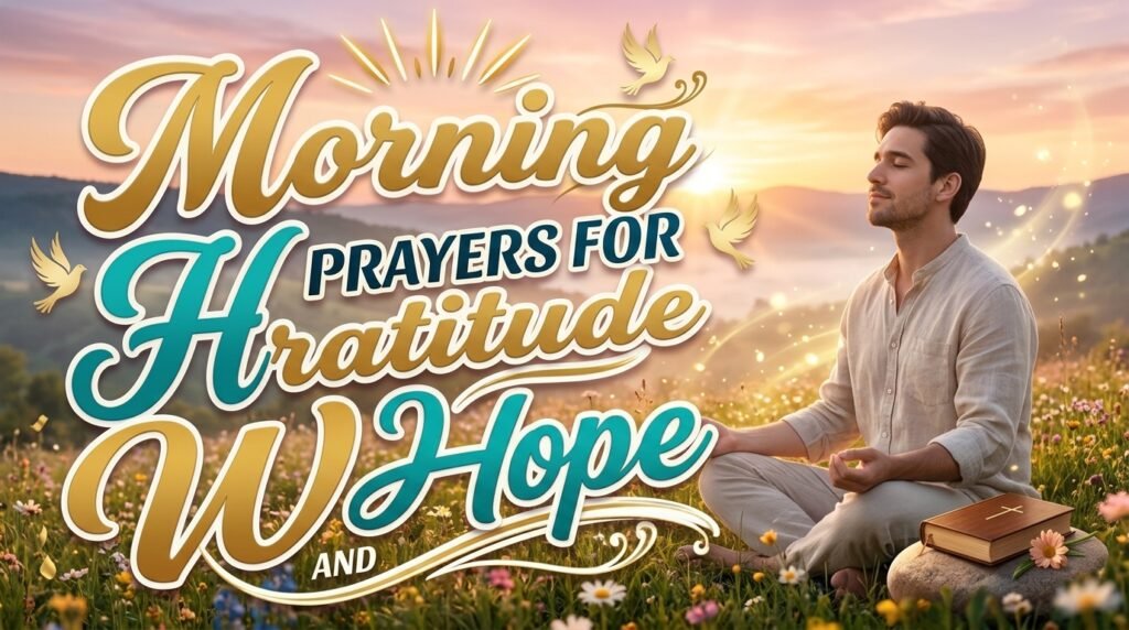 Morning Prayers for Gratitude and Hope