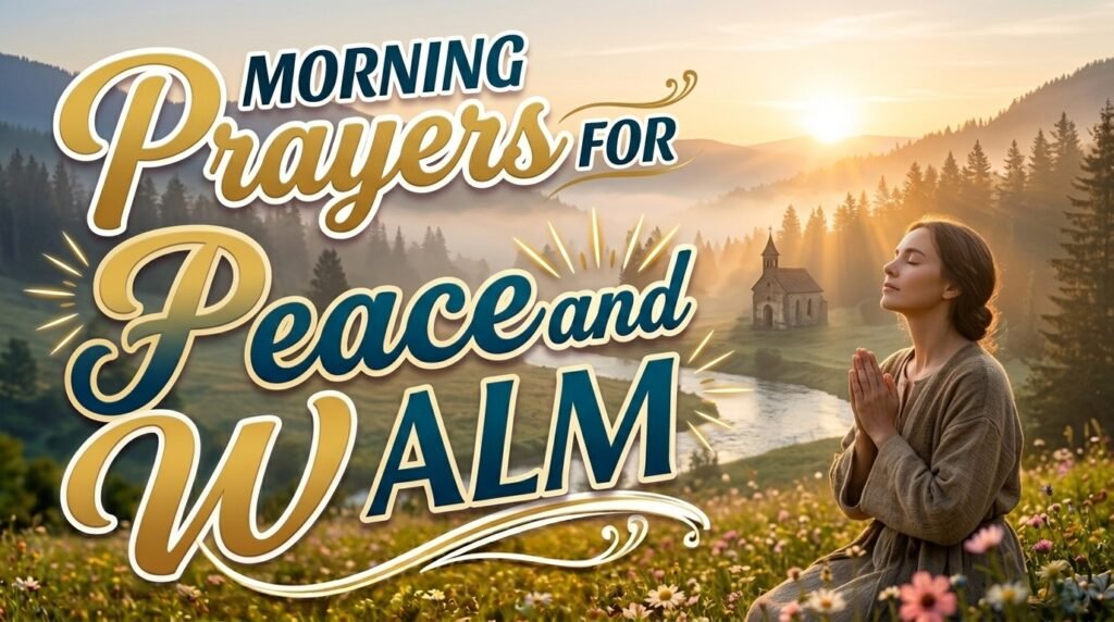 Morning Prayers for Peace and Calm