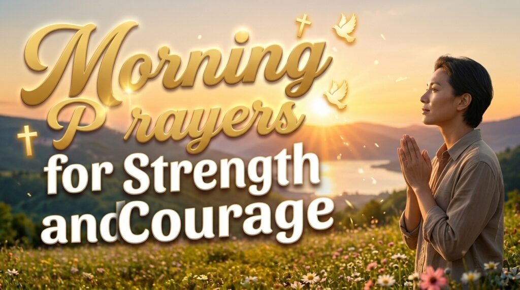 Morning Prayers for Strength and Courage