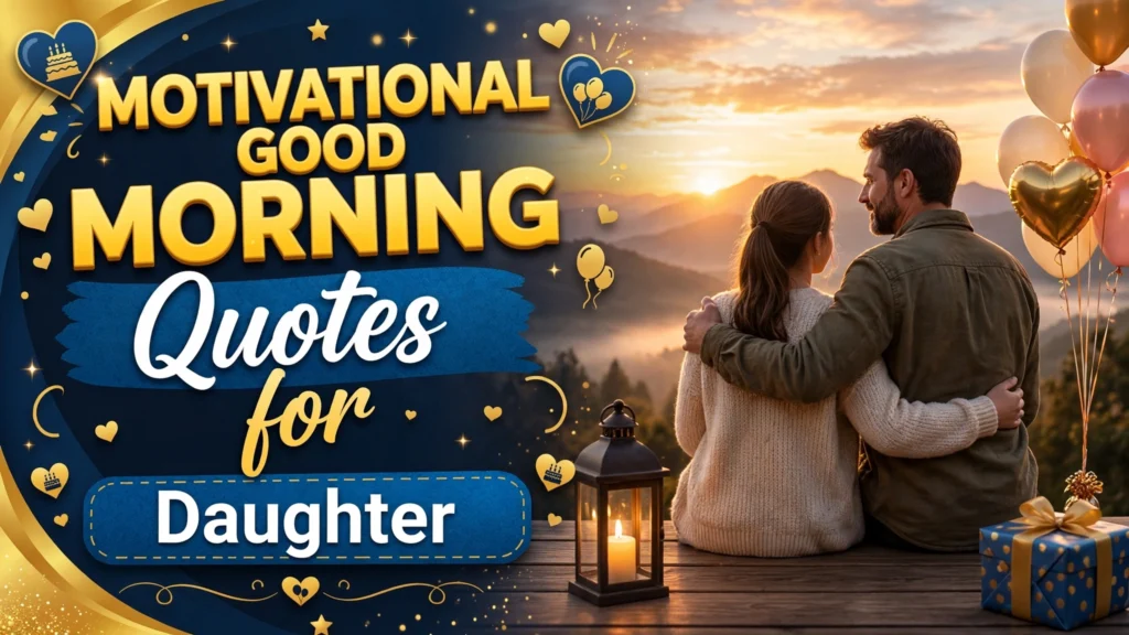 Motivational Good Morning Quotes for Daughter