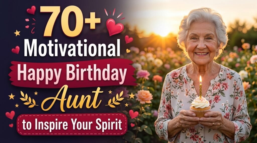 Motivational Happy Birthday Aunt