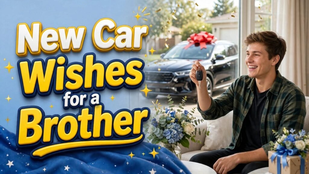 New Car Wishes for a Brother