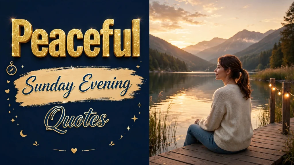 Peaceful Sunday Evening Quotes