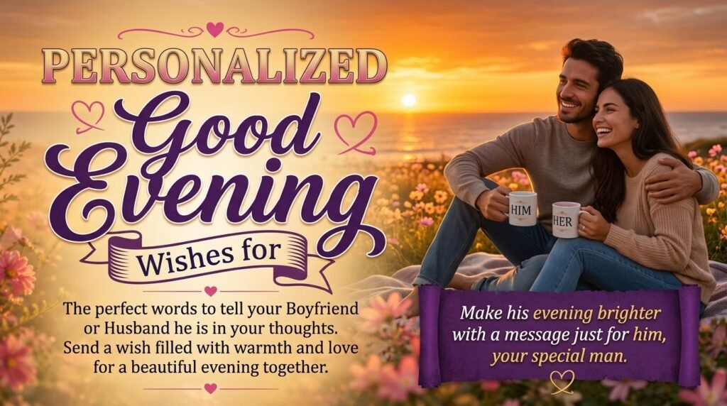 Personalized Good Evening Wishes (Boyfriend, Husband)